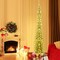 Costway 5/6/7/99 FT Pre-Lit Pencil Christmas Tree with 400 LED Lights & 699 Branch Tips Party